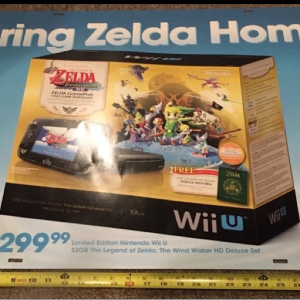 Nintendo Zelda Promotional poster used condition but in good shape
